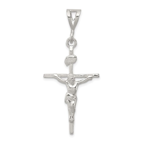 Million Charms 925 Sterling Silver INRI Crucifix Necklace Charm Pendant - Picture 1 of 4